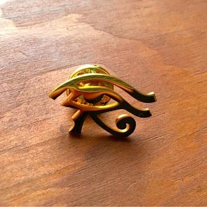 Egyptian Horus Eye metal pin